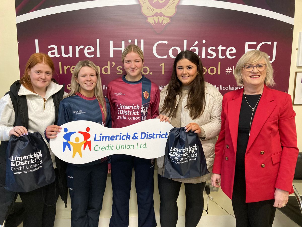 Limerick & District Credit Union are very happy to support the @LHCfcj soccer team who in the first year of soccer being offered as an extra curricular activity have reached a Munster Final! We wish you every success tomorrow girls!