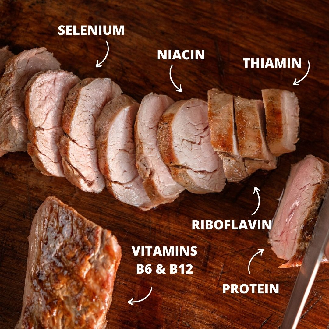 VAPorkCouncil's tweet photo. #Pork is packed with the essential amino acids, #vitamins and #minerals your family needs! Discover how pork can become your favorite ingredient in a #balanced (and delicious) diet!​
​
Link https://t.co/HFEaBCFhLs https://t.co/9xnkTrpilj