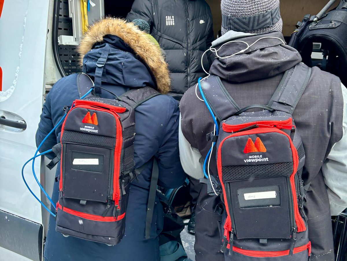 Vislink's tweet image. Start by running up 7 summits in Austria, and then skiing down. It&apos;s all about pushing limits. Respect to @mediahaussbg for streaming this intense event live using our #MobileViewpoint backpacks! #MountainAttack

#TheVislinkDifference #SkiMountaineering #BehindTheBroadcast