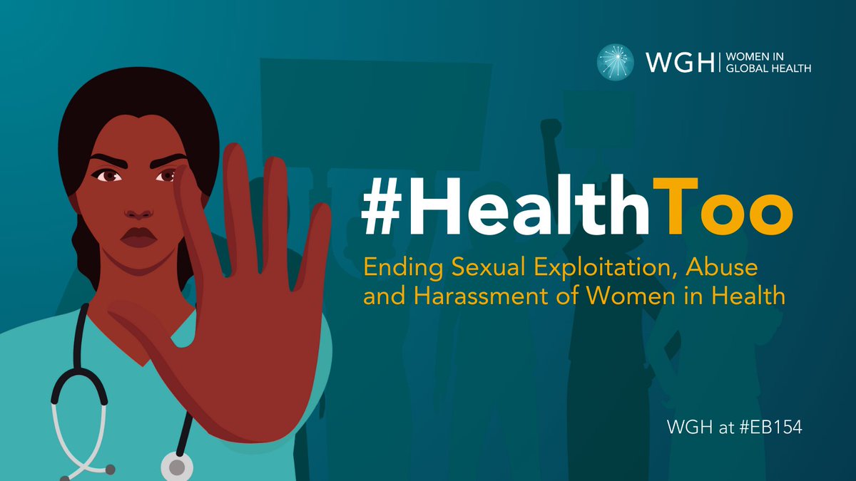 womeninGH's tweet photo. Power imbalances and inequalities in health organizations can lead to sexual exploitation, abuse, and harassment (SEAH) of women β οΈ
A more balanced representation of women at all levels of leadership will contribute to a SEAH risk decrease #WomenInGH #HealthToo
WGH Calls for: π§΅ https://t.co/71jzWhTvSL