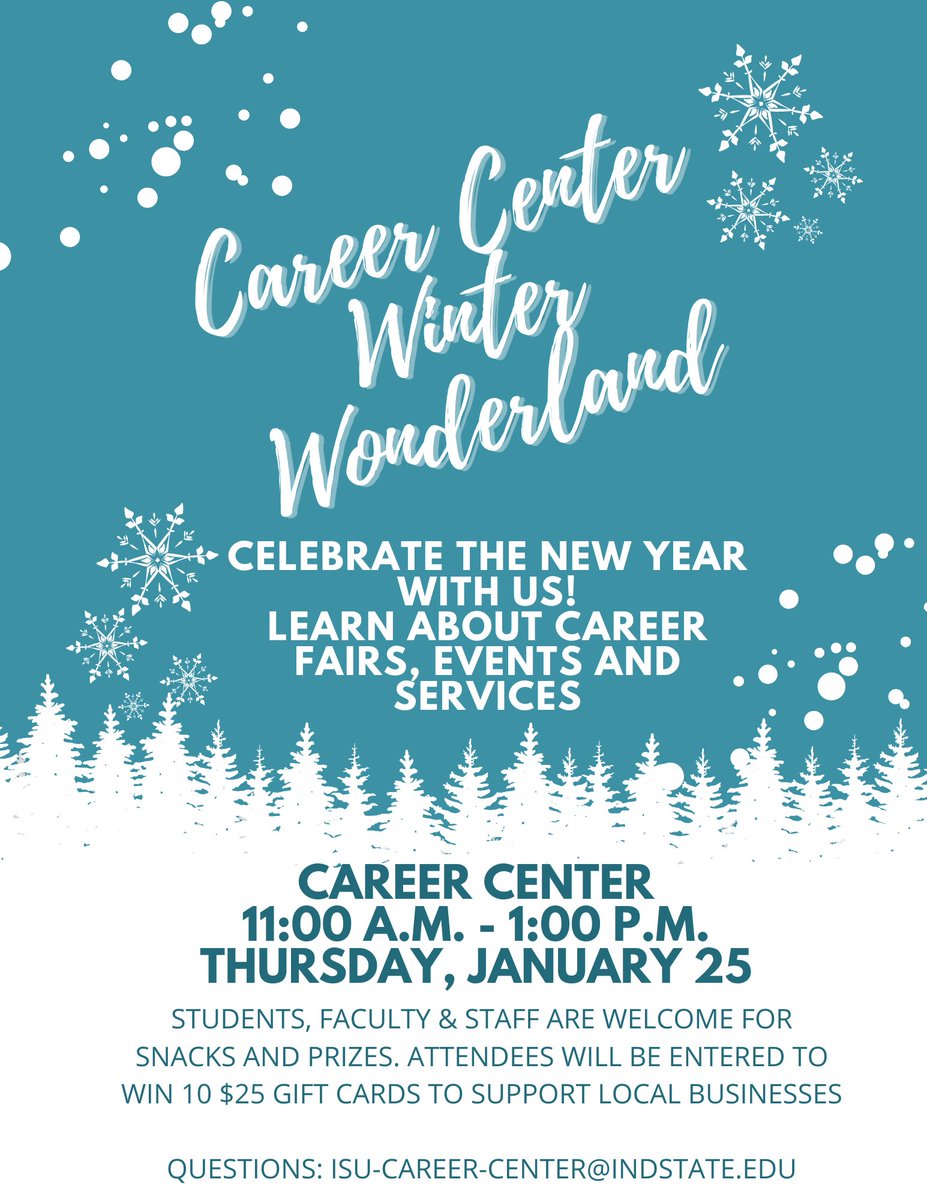 Celebrate the start of a new year and learn about the fairs, events, and services we have at the Career Center in spring 2024! Games and prizes available! Students, faculty and staff are all welcome to visit the space and meet the team!