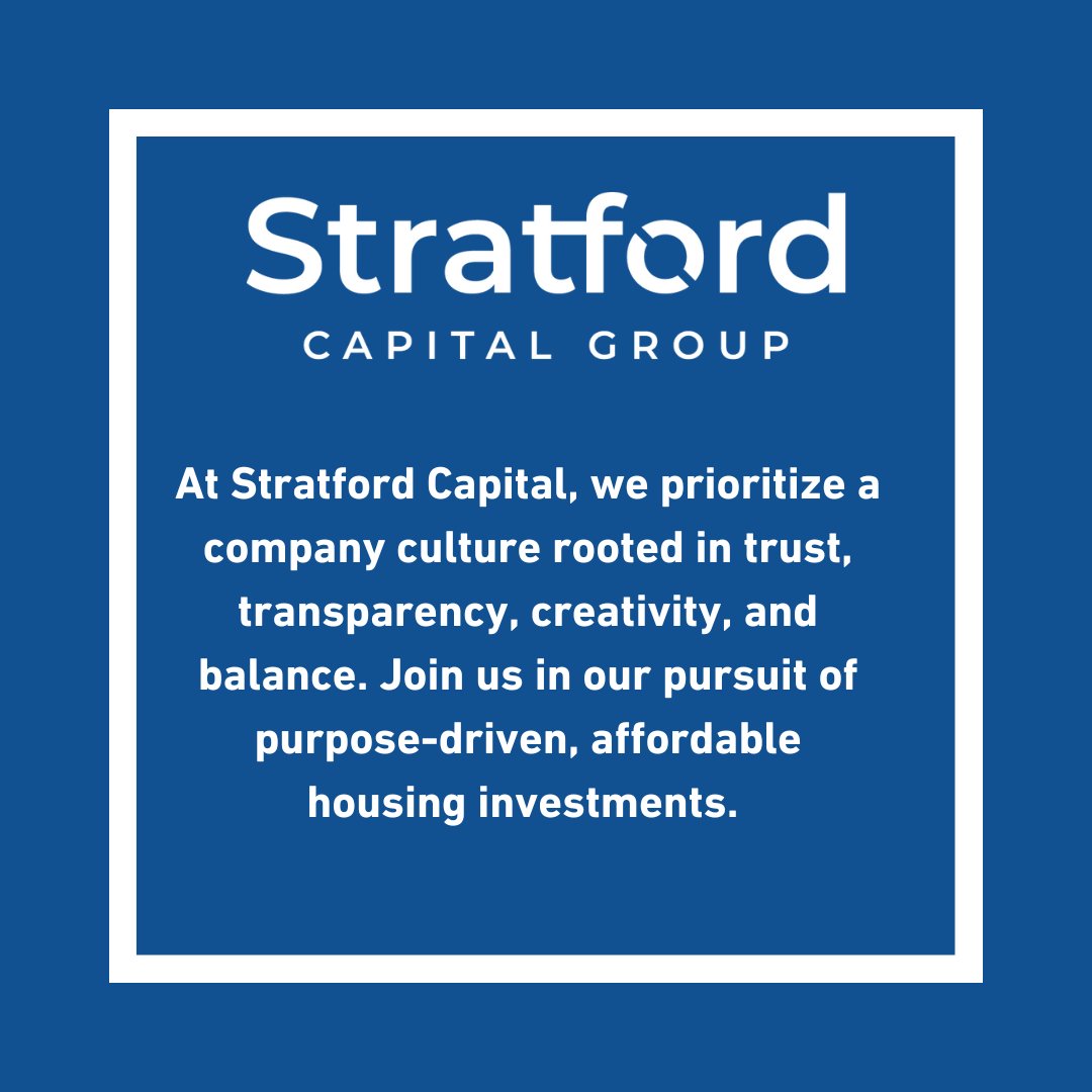 People. Passion. Purpose.
.
.
#MakeADifference #TeamStratford #PeoplePassionPurpose #realestate #affordablehousing #affordableliving #affordableappartments #community #LIHTC #syndicator #realestate #realestateinvestment #invest