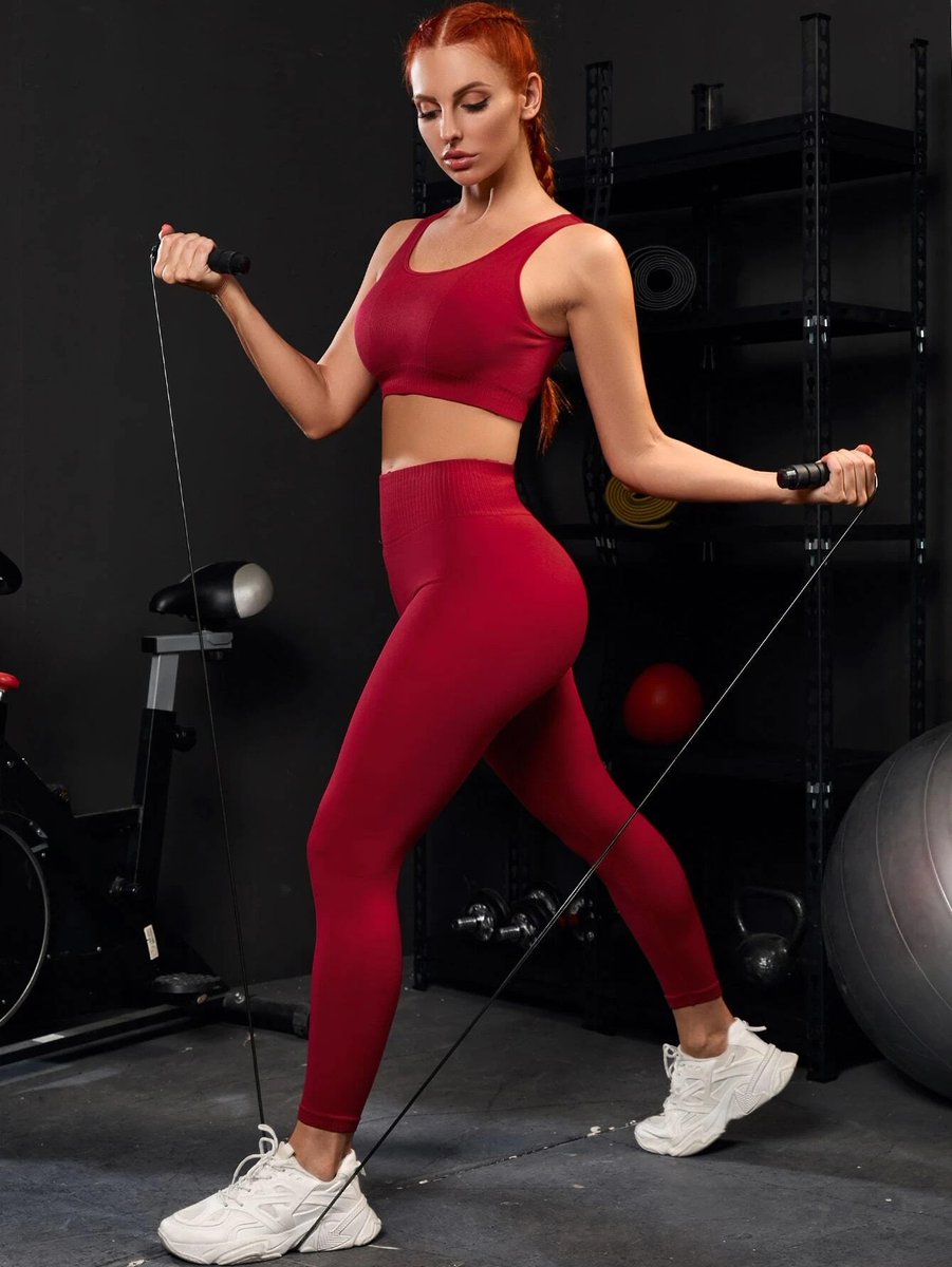 CaprisiousStore's tweet photo. Turn heads in our Caprisious Solid Tummy Control Sports Set in radiant red! ๐ Crush your fitness goals with confidence and style. ๐ฅ #CaprisiousFitness #RedHotWorkout #TummyControl #FitFashion #GymGlam #SlayInStyle https://t.co/FPWj8bNxPs