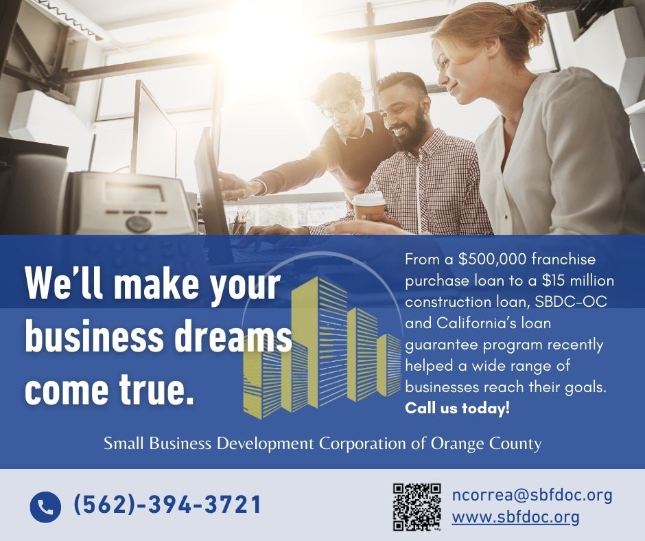 Small businesses and entrepreneurs in need of capital and lenders in need of surety--the California Small Business Loan Guarantee program is for you. Conact SBDC-OC today for more info! #finance #smallbusiness #entrepreneur