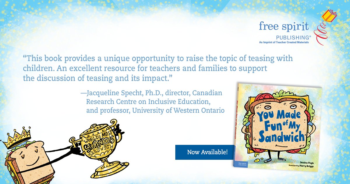 Now Available: You Made Fun of My Sandwich🥪

When a kid is teased about their lunch— the response is one of humor, creativity, and empathy💙

Shop Now➡️hubs.ly/Q02gsqrx0