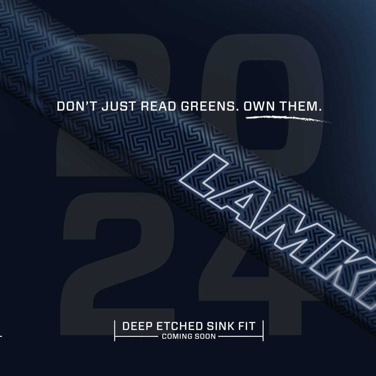 A new pro style putter grip that feels as good as it looks drops in stores and online in February. Your putting game is about to get a major upgrade. Stay tuned for more updates. #LamkinGrips #PutterGrip #Putting #Golf #PGAShow