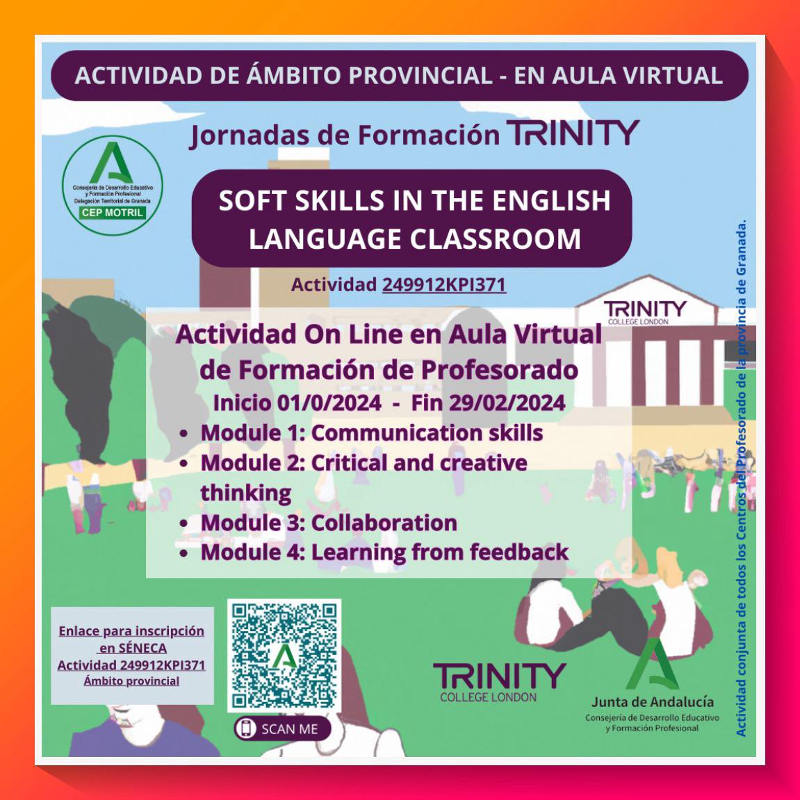 Abierto plazo de solicitudes. Inicio del curso on line el 01/02/2024. <a href="/cepdemotril/">CEP de Motril</a> <a href="/cepguadix/">CEP de Guadix</a> <a href="/cepgranada/">CEP de Granada</a>