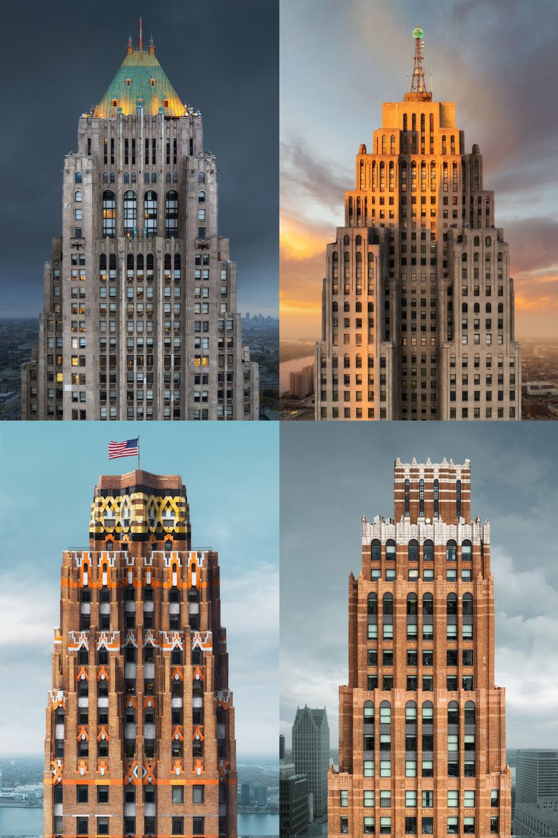 Detroit is an underrated city when it comes to Art Deco architecture. Let me show you a few of my favorites 🧵