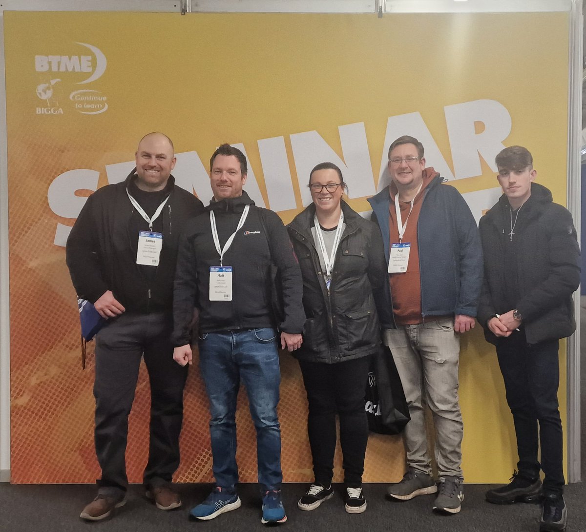 Great day visit by the majority of the staff at #BTME2024 well worth the trip and hope we can stay for longer next year to learn new skills and insights into the turf industry. @BIGGALtd @golfguidehq