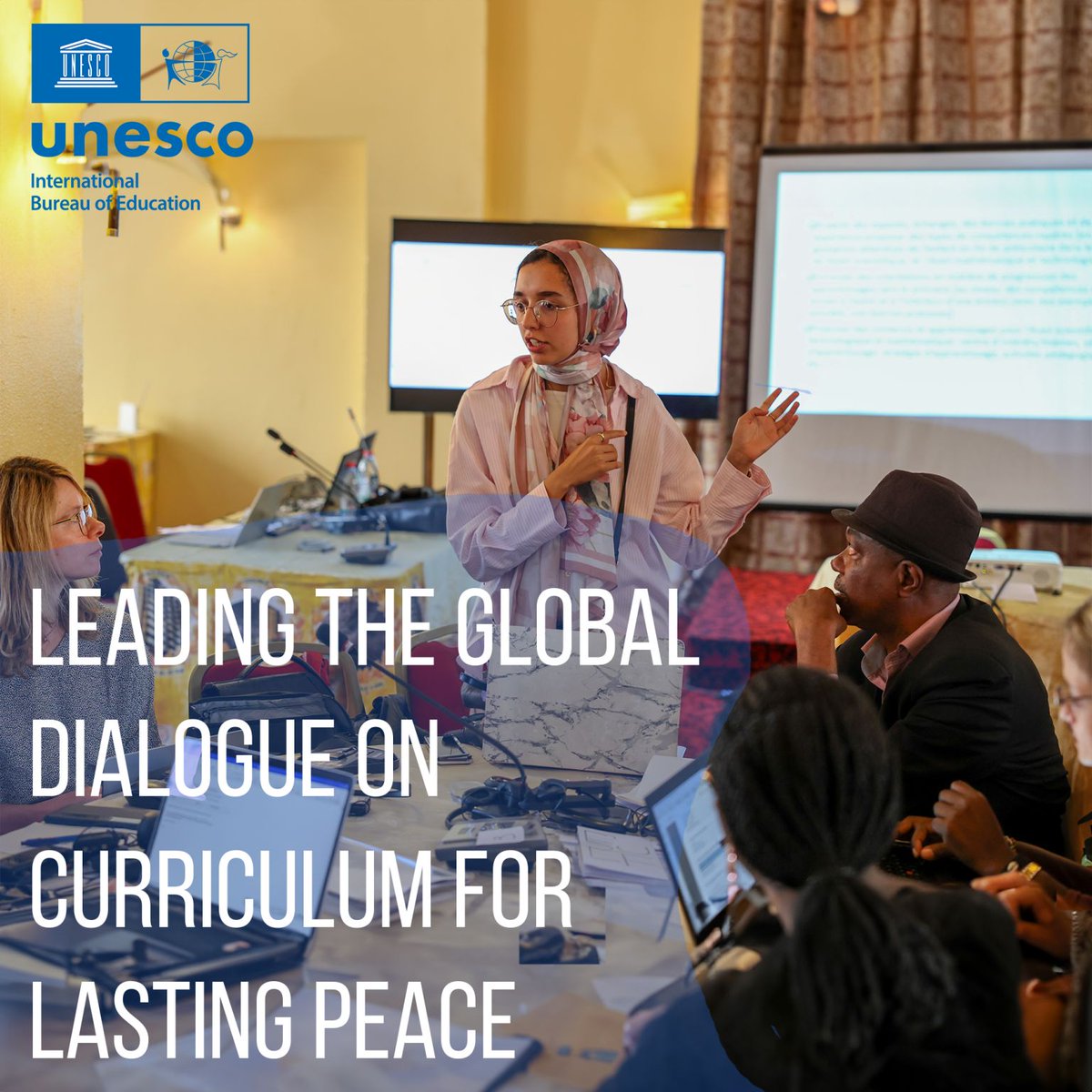 UNESCO-IBE leads the global dialogue on curriculum and learning for lasting peace through discussion, research, and knowledge products. Read more➡️ rb.gy/mmalzp #Curriculum #EducationDay #PeaceBuilding