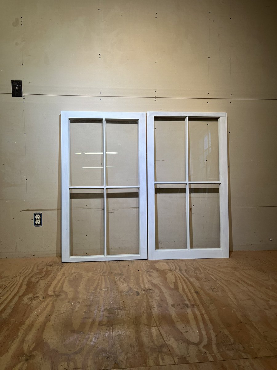 Custom built traditional wooden window sashes for a restoration project in Boston MA.