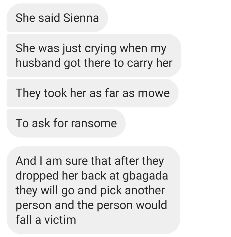 MyGbagada's tweet photo. Dearest community people, one of the easiest way to get kidnapped in Lagos these days is through private vehicles especially Sienna.

Even if you have someone to pay ransom for you, the emotional trauma is killing. 

Stay safe guys.

ANKSW oooooo https://t.co/fmvwlRPTpy