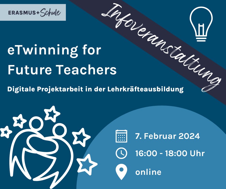❓Wie können digitale und interkulturelle Kompetenzen von angehenden Lehrkräften bereits während der Ausbildung gestärkt werden? 
❗️Natürlich mit #eTwinning! 
➡️Hier erfahren Sie, wie es geht: t1p.de/4vfoq