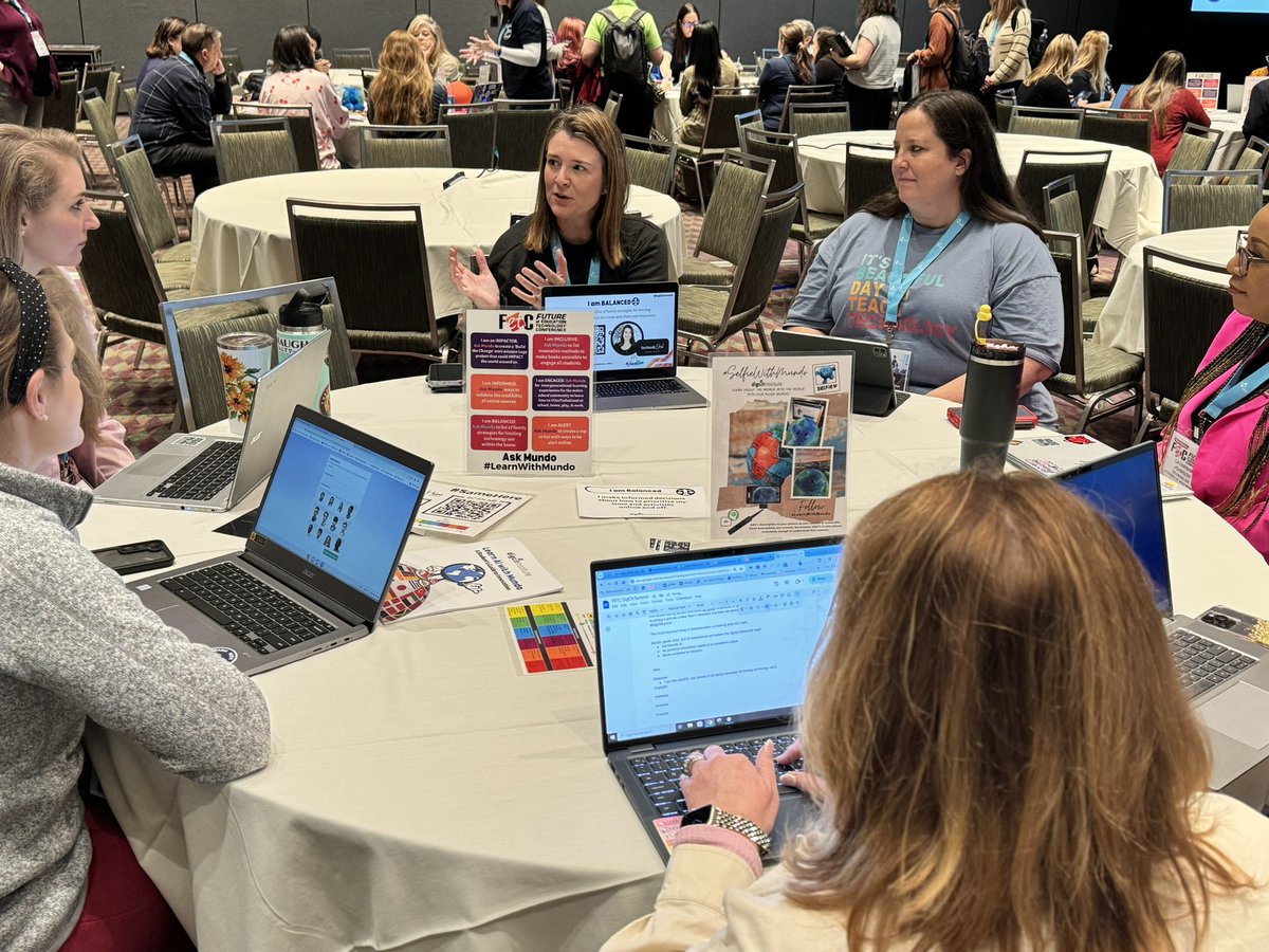 dene_gainey's tweet photo. Caught Sallee @SalleeClark helping us to be balanced as a part of the #digcitsummit @FETC @digcitinstitute https://t.co/pyCAZCxkhi