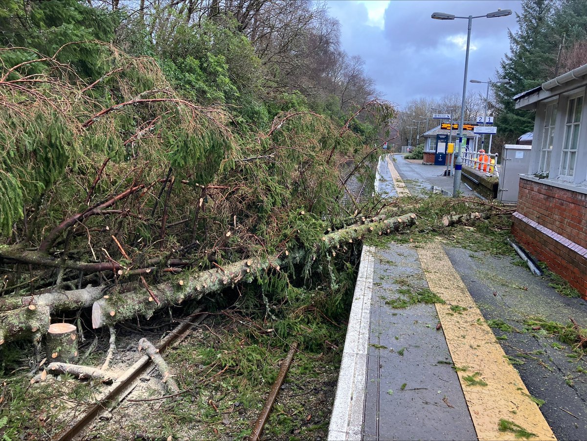 ScotRail's tweet photo. ⛔️ Don't report safety issues on social media ⛔️

Call Network Rail on 03457 114141 (lines open 24/7) or use a platform help point ASAP. https://t.co/DHCPBy9rvS