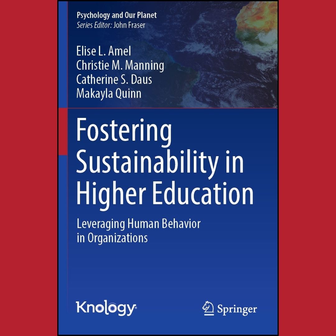 Congrats to <a href="/SIUEpsychology/">SIUEpsychology</a>'s Dr. Cathy Daus and her colleagues for this important new book on #Sustainability in #HigherEducation !

#SIUE #Psychology