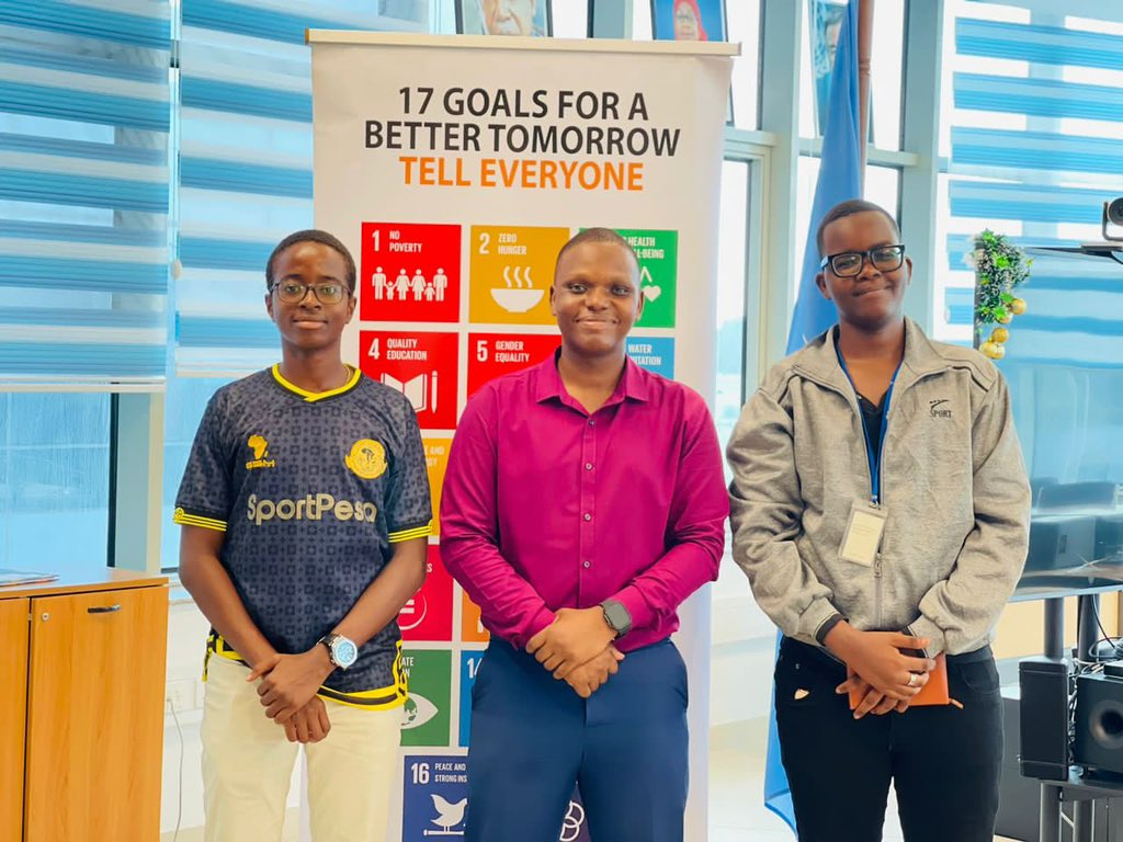 Marian Boys High School's UN Club members brought enthusiasm to YUNA Tanzania, visiting our office last Friday ahead of the school term. Engaging discussions unfolded, fostering a spirit of collaboration.

#yunatz #daretochangetheworld