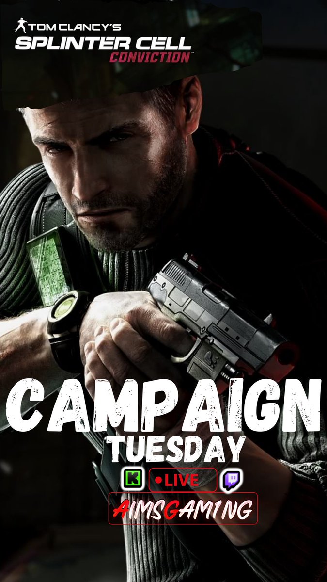 Sam Fisher is on the war path 
tiktok.com/@aimsgam1ng/vi…

 #splintercell #convitions #xbox #twitch #kick #splintercellconviction #samfisher #fisher #sam