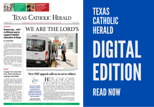 💡 The latest issue of the #TexasCatholicHerald is now available! In this edition, learn about the new 2024 DSF Appeal, a different (and easy!) way to support Catholic education with Steps for Students, upcoming events and more. 📍Read it now: archgh.org/digitaleditions