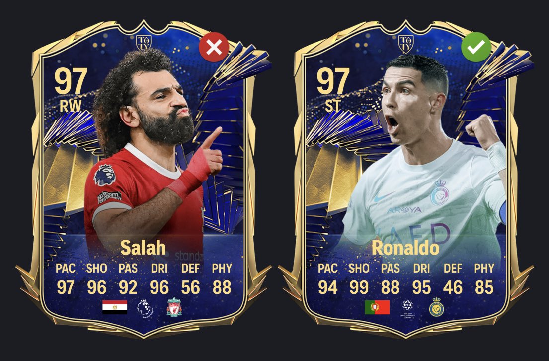 🚨 Ronaldo 🇵🇹 is TOTY 12th Man! ✅

Deserved❔
