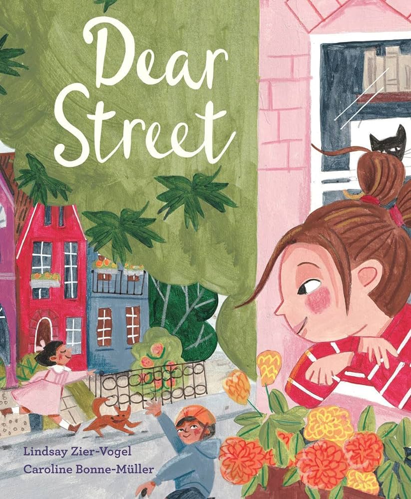 This week @StGregoryHCDSB we are reading the @ForestofReading-nominated book 'Dear Street' by @lindsayzv and @CartitaDesign, a beautiful message about finding the positive & opening other people's eyes to the beauty in our surroundings. @ireadcanadian @ONLibraryAssoc @oslacouncil