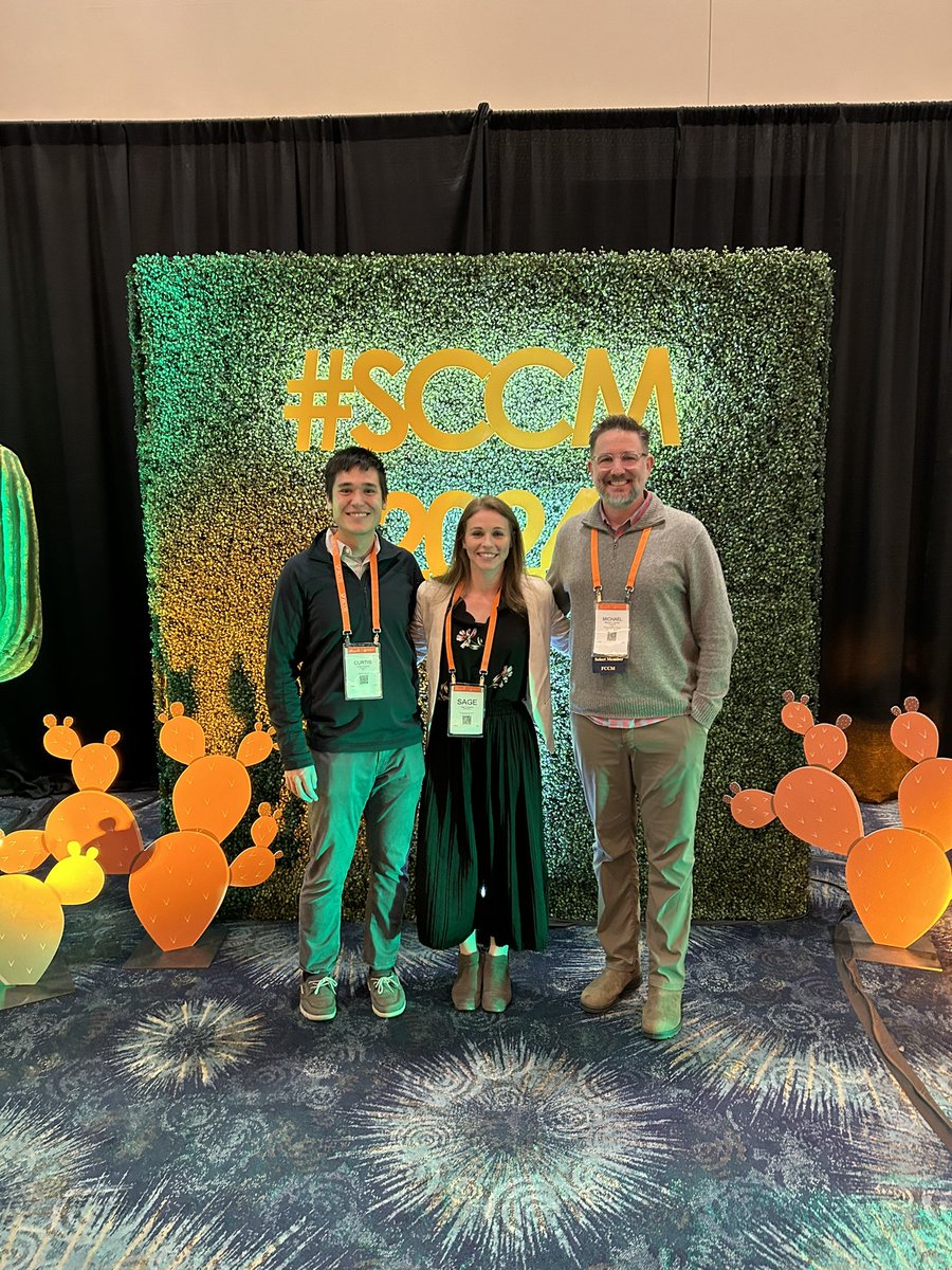 The #UVAChildrens #PedsICU crew at #SCCM2024