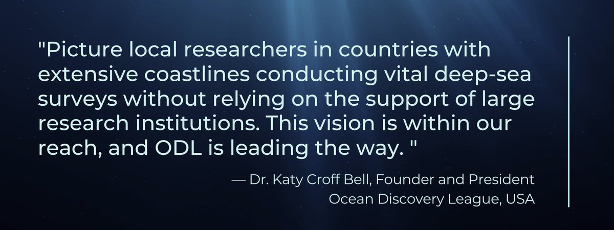 This #OceanExplorationDay, while celebrating the history of those who dived into the unknown, we must look to the future and how we wish to contribute to the sector. 

Read more about Dr Katy Croff Bell’s reflections in her blog post. ow.ly/5uC750QtvfM