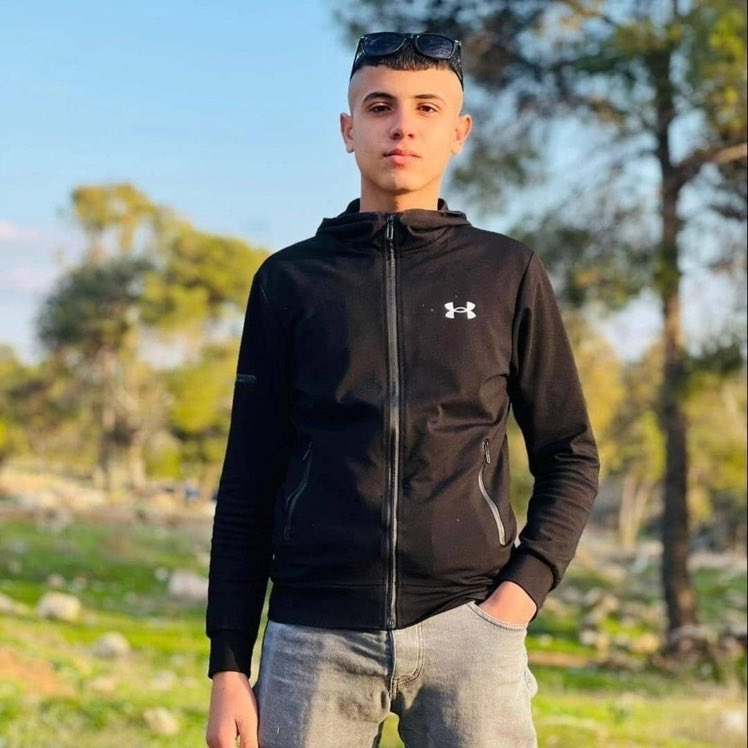 Lowkey0nline's tweet image. Israeli soldiers shot this 16-year-old child in Arraba, southwest of Jenin, in the West Bank last night.

They gathered around his body and watched him die.

His name was Yamen.