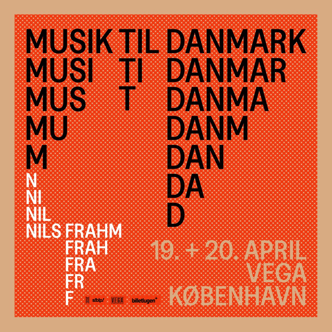 New dates... 
#NilsFrahm 
#MusikTilDanmark
Tickets available from January 30!