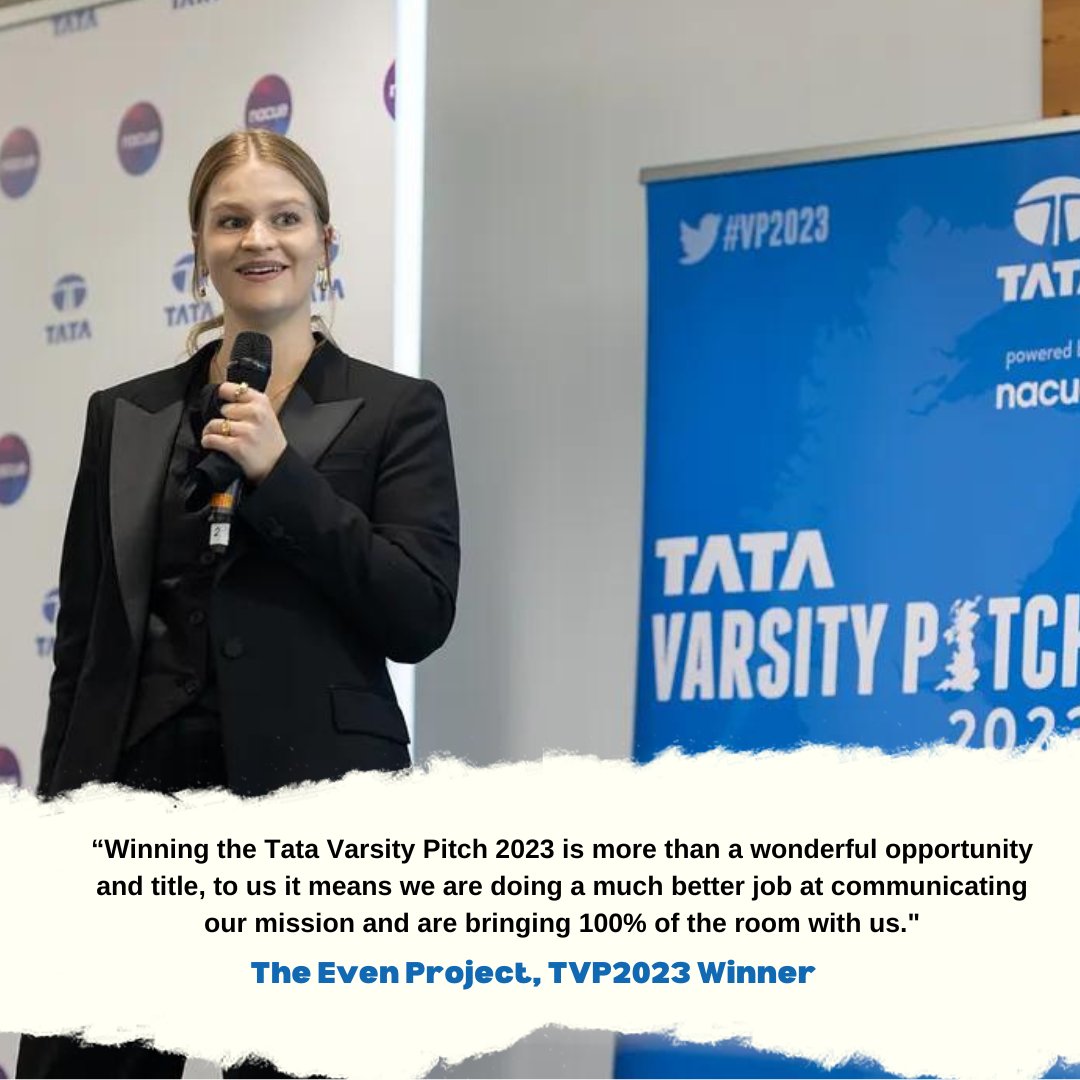 'Our goal was to, no matter what your experience with Periods, to quickly and convincingly visualise how much waste could be removed from the humanitarian system with Even's Period Underwear.' Read our latest blog on how The Even Project won #TVP2023 🌟 bit.ly/TVP2023Final