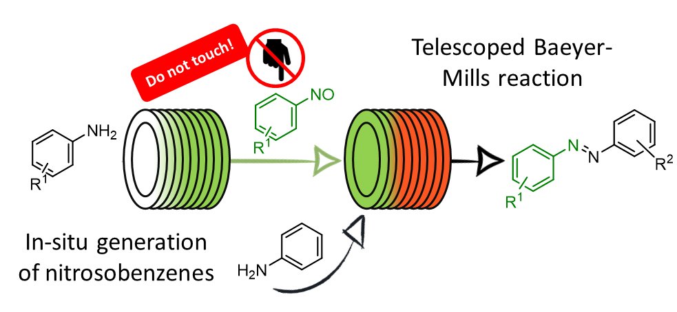 Jan Griwatz (@jangriwatz) on Twitter photo I am happy to share my latest publication with Chiara Campi on synthesis of nitrosobenzenes and azobenzenes in continuous flow.
The manuscript has been accepted by <a href="/ChemSusChem/">ChemSusChem</a> and is available online: doi.org/10.1002/cssc.2…
<a href="/wegnerlabs/">Wegner Labs</a> #flowchemistry I am happy to share my latest publication with Chiara Campi on synthesis of nitrosobenzenes and azobenzenes in continuous flow.
The manuscript has been accepted by <a href="/ChemSusChem/">ChemSusChem</a> and is available online: doi.org/10.1002/cssc.2…
<a href="/wegnerlabs/">Wegner Labs</a> #flowchemistry