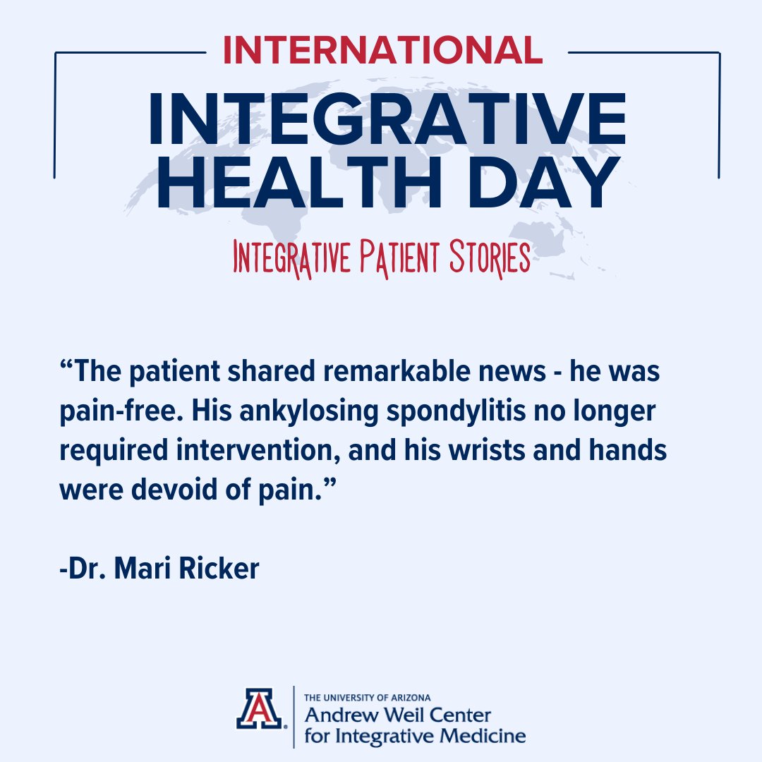Dr. Mari Ricker delves into the transformative healing journeys of two individuals facing Rheumatoid Arthritis and Ankylosing Spondylitis. 

Explore the profound impact of integrative medicine in tackling complex health issues awcim.arizona.edu/integrative_he…