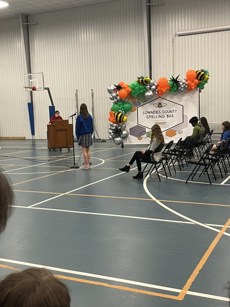 WMCaldwell70's tweet photo. Lowndes County Spelling Bee @HAPatriots #ElementaryPrincipalLife https://t.co/9rHzGnlhvs