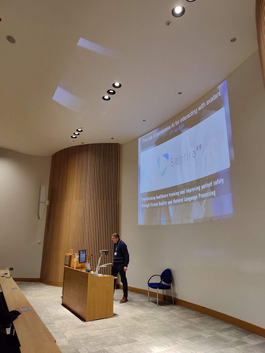 genaiedu (@genaiedu) on Twitter photo Last talk for today...the use of Generative AI for interacting with patient avatars- Tom Payton, SentiraXR..<a href="/GenAiEdu/">genaiedu</a> <a href="/SentiraXR/">Sentira XR</a> <a href="/UlsterCompEng/">Ulster Uni SCEIS</a> <a href="/UlsterUni/">Ulster University</a> Last talk for today...the use of Generative AI for interacting with patient avatars- Tom Payton, SentiraXR..<a href="/GenAiEdu/">genaiedu</a> <a href="/SentiraXR/">Sentira XR</a> <a href="/UlsterCompEng/">Ulster Uni SCEIS</a> <a href="/UlsterUni/">Ulster University</a>