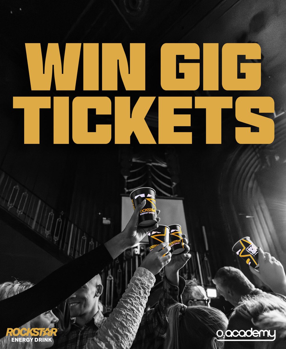 🎆 New year, new chance to win gig tickets 🤩

Hello 2024, we're giving you and a mate the chance to enjoy a gig at any of your local O2 Academy venues across the UK 🔥

To enter ⤵️
 ⭐️ Like &amp; RT
 ⭐️ Follow <a href="/Rockstar_Energy/">Rockstar Energy</a> 
 ⭐️ Tag a mate to go with

T&amp;Cs below - good luck 🎉