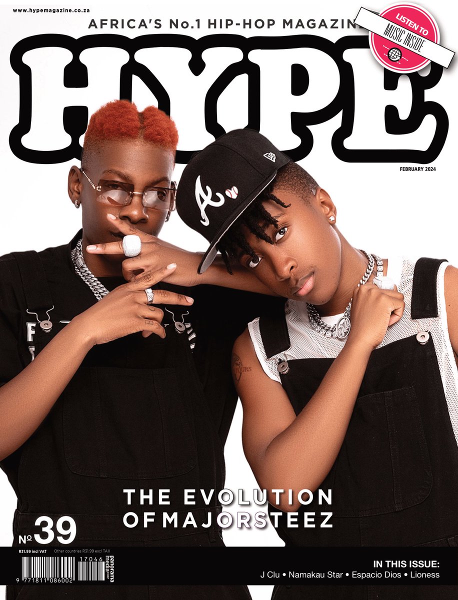 A young Dream come True🥹🙏🏽 Thank You @HypeMagazineSA 🔥 It’s Gonna be a Major year! 2024=Album!