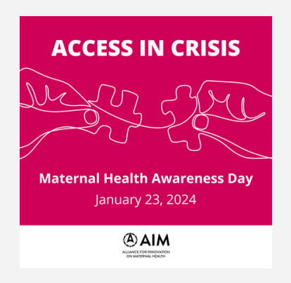 On this Maternal Health Awareness Day, we are shining a light on the crisis in maternal healthcare access in the United States. The AIM program is one piece of the puzzle.

 schealthviz.sc.edu/aim 

#MaternalHealthAwarenessDay  #MaternalHealthMatters #MaternalHealthEquity