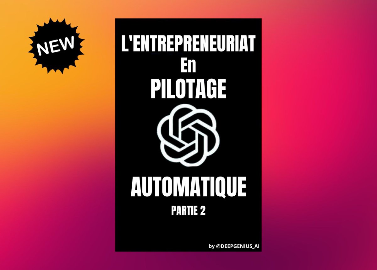 Deep_GeniusAi's tweet image. Aux US🇺🇸, les solopreneurs gagnent plus de 200 000 $ / an grâce à l'automatisation de l'IA.
Vous pouvez désormais travailler comme une équipe de 200 personnes.
J'ai rédigé un guide ultime détaillant leurs stratégies.
Il coûte 199 €, mais je l'offre gratuitement pendant 72 h !…