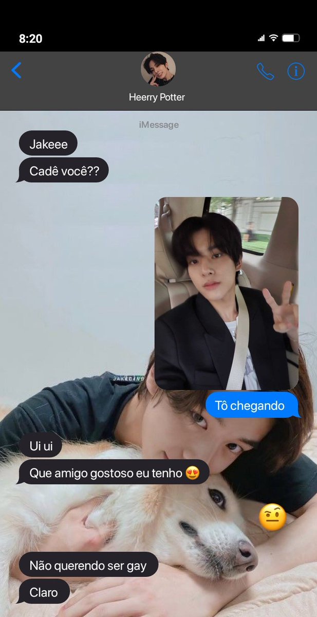 Heelendoniki's tweet photo. #Heejake mini au | No homo! 

Onde Heeseung jura que é hetero, mas vive flertando com seu melhor amigo Jake. https://t.co/NwD3J5JwSD