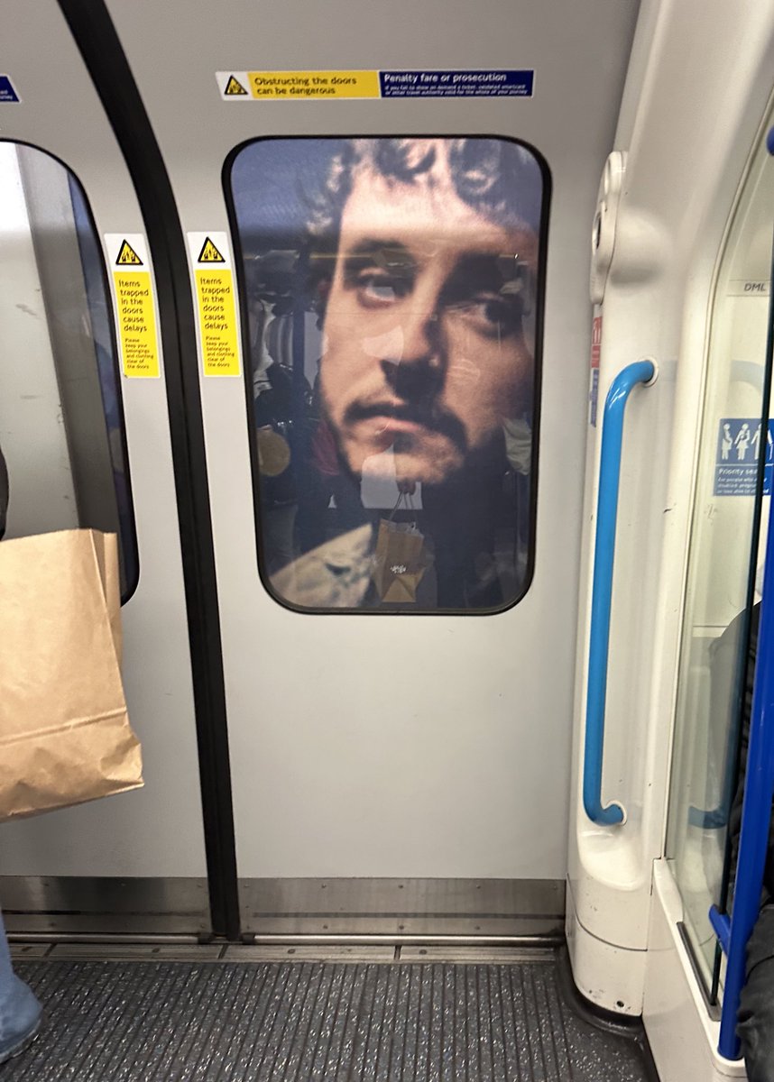 the tube door window perfectly framing Paul Mescal’s face in the All Of Us Strangers poster, a moment most pleasing to me