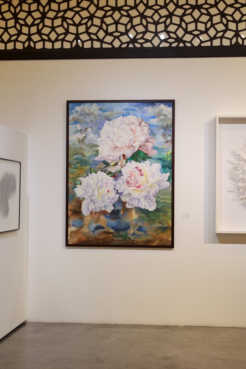 janetpulcho's tweet photo. I’m so happy to be part of this exhibition highlighting the private collection of Lateefa bint Maktoum @lateefam , represented in @tashkeelstudio Dubai, UAE
#watercolor #artgallery #collection #Dubai #artcollection https://t.co/DRLFJO2l9U