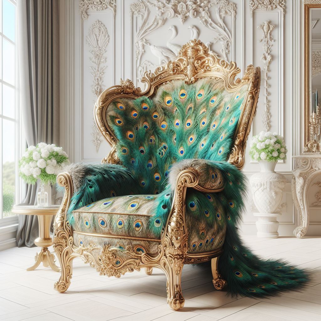 #armchairdesign with #peacockfeathers
Classic Louis XV style
#dalle3