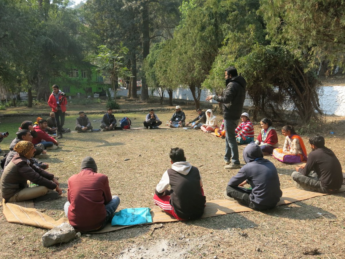 A 2 week long nature guide training program at #Renuka Ji #Wildlife #Sanctuary began with a session on communication by Priya Venkatesh of The Naturalist School. 50 vibrant young minds embarked on their green skill journey yesterday.
#ecodevt 
 <a href="/naturalistsch/">The Naturalist School</a> <a href="/moefcc/">MoEF&CC</a> <a href="/IFS_HP/">HIMIFS: IFS Officers' Association of HP</a>