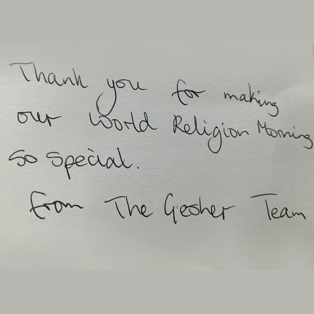 Our #students had a fantastic morning on Tuesday at <a href="/GesherSchool/">Gesher SEN School</a> in #Pinner, attending a #worldreligiousevent. They delivered a wonderful #Kirtan performance and thoroughly enjoyed learning about #worldviews, #customs, and #festivals along with the other children.🧡