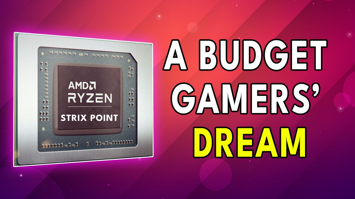 #AMD STRIX POINT - HUGE Specs & Performance Update #StrixPoint #Ryzen #RyzenAI #PCGaming 

youtu.be/Td65j-yqewY