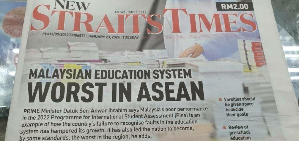 bongkersz's tweet photo. "Out of 81 countries selected in the analysis, we are number 51 particularly in Science, Mathematics and English language. Even among seven Asean countries,we are the worst of all," 

GGWP. We are regressing so bad. https://t.co/4ZJNEAN5lr