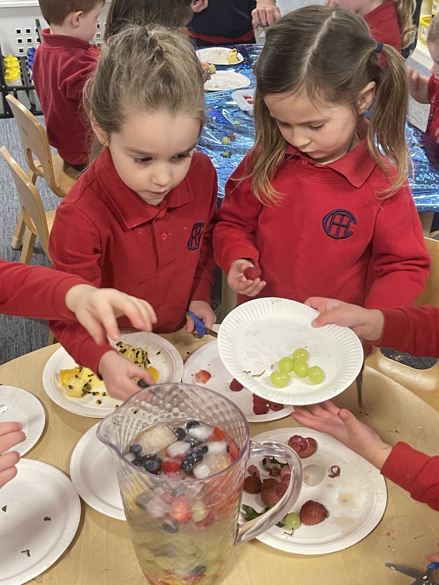 TownCloseSchool's tweet photo. As part of the Pre Prep's wider topic on water, Nursery discovered how the taste of water can be changed by adding things to it. They chopped up a variety of fruit to add to water &amp; ice, sampling their delicious mixtures this afternoon!
#TownCloseNursery #TownCloseTopics https://t.co/FUTr6RZ8XC