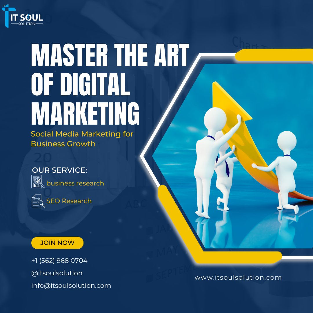 itsoulsolution's tweet photo. Calling all trendsetters! 🌟 Dive into a world of possibilities with our digital services. Transform your online presence and make waves in the digital landscape. 💻✨ 
#digitalmarketingexpert #socialmediastrategy #SEO #ContentMarketing #onlinebusinessideas #marketingtips https://t.co/HwUIu244g7