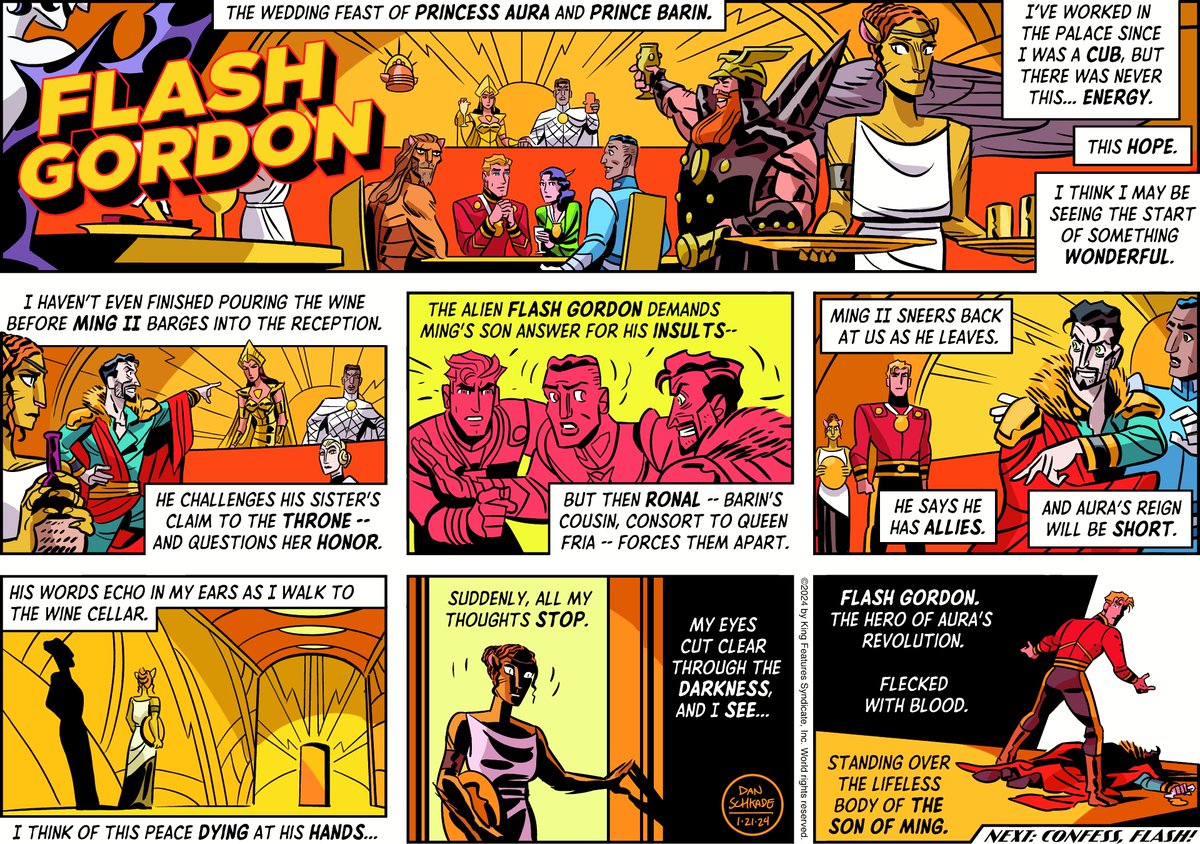 YourFlashGordon's tweet image. Catch up with Flash's latest adventures daily at Comics Kingdom!

🖼️: Flash Gordon - January 21, 2024
⚡ bit.ly/3HxZLrf

#flashgordon #comicskingdom #comics