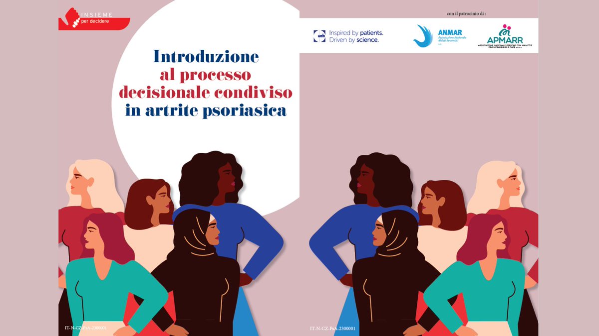 💡Introduzione al processo decisionale condiviso in #artritepsoriasica

📌Scaricali o sfoglia comodamente online i moduli realizzati da #UCB e patrocinati da APMARR rivolti a tutte le donne che convivono con questa patologia👉 bit.ly/3u626q9